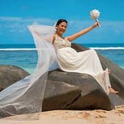 Filipino bride posing Filipino bride posing