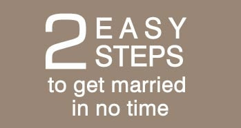 Easy Wedding in 2 Steps